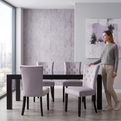 4x Design Podkładka Krzesła Krzesło Zobacz Ustawić Fotel Lounge Club Set Modern