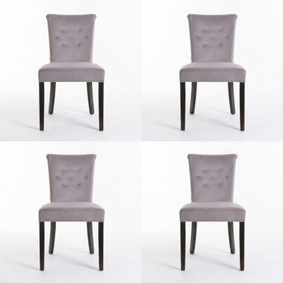 4x Design Podkładka Krzesła Krzesło Zobacz Ustawić Fotel Lounge Club Set Modern