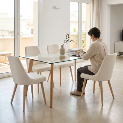 4x Design Podkładka Siedziba Krzesła Krzesło Zobacz Ustaw Lounge Fotel Club Set