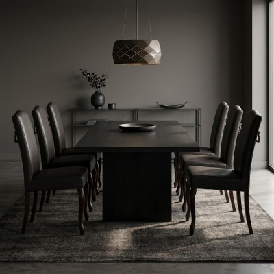 8x Chesterfield Krzesła Krzesło Podkładka Fotel Krzesło Design Siedziba Club Ustawić Nowy