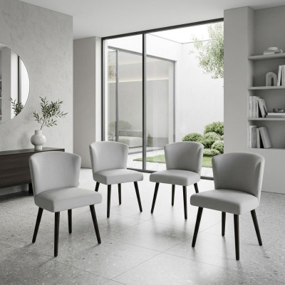 4x Skóra Podkładka Siedziba Krzesła Lehn Krzesło Design Lounge Club Fotel Ustawić