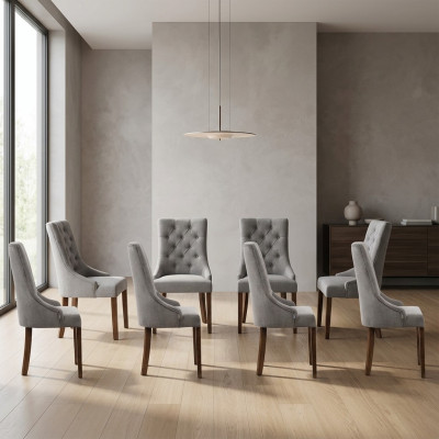 8x Designerska Podkładka Krzesło Zestaw Ustawić Krzesła Kompletny Lehn Siedziba Lounge