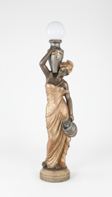 Lampa podłogowa Lampa Lampa Statua Figura Rzeźba Rzeźba Statua Stanlampe Nowość