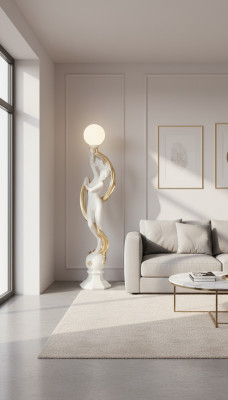 Designerska lampa podłogowa XXL Stand Lampa Lampy Leuchten Classic Oświetlenie 6875