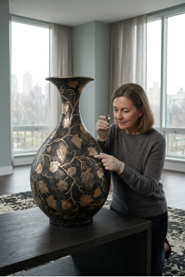 Design Doniczka Dekoracja XXL Wazon Wazony Praca fizyczna Dekoracyjny Kielich Kubek 0856