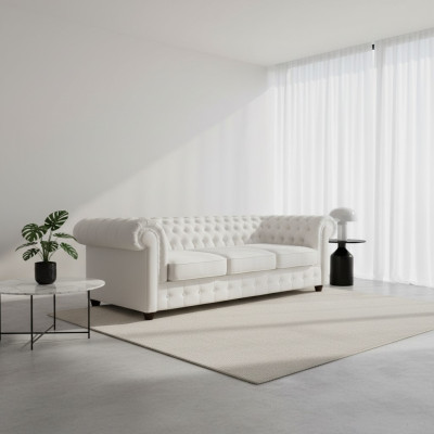 Chesterfield Zestaw sofowy Sofa 3+1+1 Kanapa Podkładka Zestaw Sofy Kanapy S1
