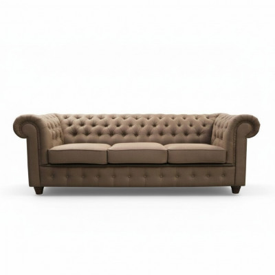 Chesterfield Zestaw sofowy Sofa 3+1+1 Kanapa Podkładka Zestaw Sofy Kanapy Kompletne