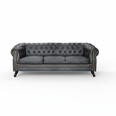 Chesterfield Zestaw sofowy 3+2+1 Glasgow Couch Podkładka Zestaw Sofy Kanapy Nowe