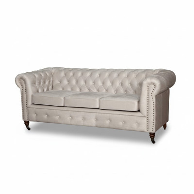 Chesterfield Zestaw sofowy 3+2 Oxford Couch Zestaw Podkładek Sofy Kanapy Nowe
