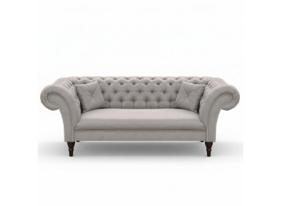 Chesterfield Zestaw sofowy 3+2 Sofa Podkładka Design Skóra Materiał Obcios