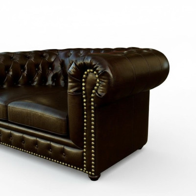 Chesterfield Sofa 2 miejsce do siedzenia York Couch Podkładka Sofy Kanapy Nowe