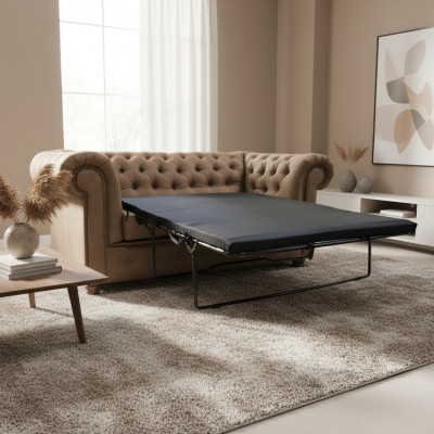 Chesterfield Cambridge 2 miejsce siedzące Sofa Office Couch z funkcją łóżka Sofas Couches