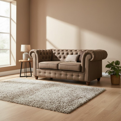 Chesterfield Office Sofa Biurowa Kanapa Włókienniczy Design Siedziba Podkładka Cambridge Sofy