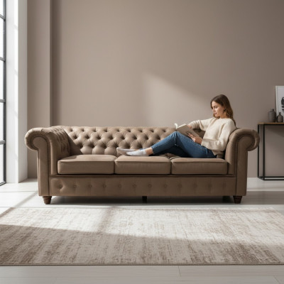 Chesterfield design luksusowe Podkładka Siedziba kanapa xxl duża 3 Siedziba sofa Kanapy