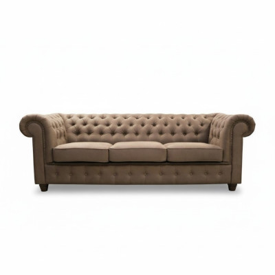 Chesterfield Cambridge 3 miejsce do siedzenia z funkcją łóżka Couch Podkładka Sofy Kanapy Nowość
