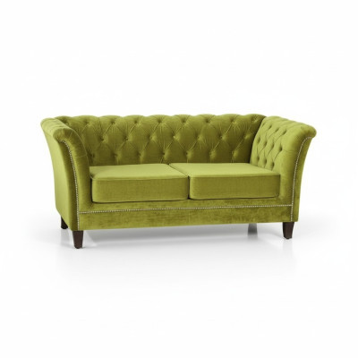 Chesterfield Design Sofa Couch Podkładka Kancelaria Kancelaria Sofy Włókiennicze Materiał