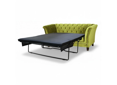 Sofa rozkładana Chesterfield 2 miejsce do siedzenia Funkcja łóżka Couch Podkładka Sofy