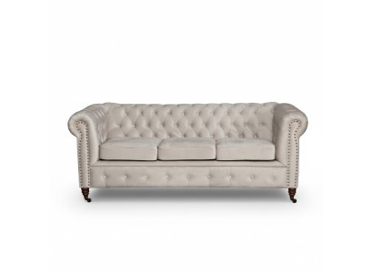 Design Classic Chesterfield Podkładka Sofa Couch Ustawić 3 miejsce do siedzenia Skórzana Sofa Nowość