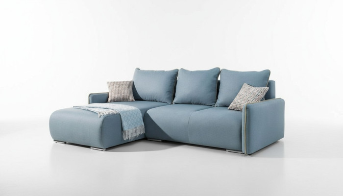 Narożnikowa kanapa Sofa rozkładana Sofa Kanapa Podkładka Zestaw narożny Funkcja łóżka Siedziba Kanapy Nowość