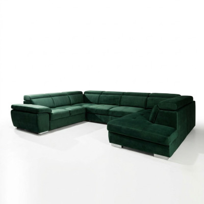 Wielofunkcyjny Big Żywy krajobraz U Shape Narożnikowa kanapa Sofa Materiał Couch Podkładka