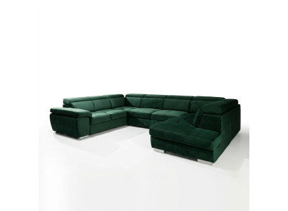 Wielofunkcyjny Big Żywy krajobraz U Shape Narożnikowa kanapa Sofa Materiał Couch Podkładka