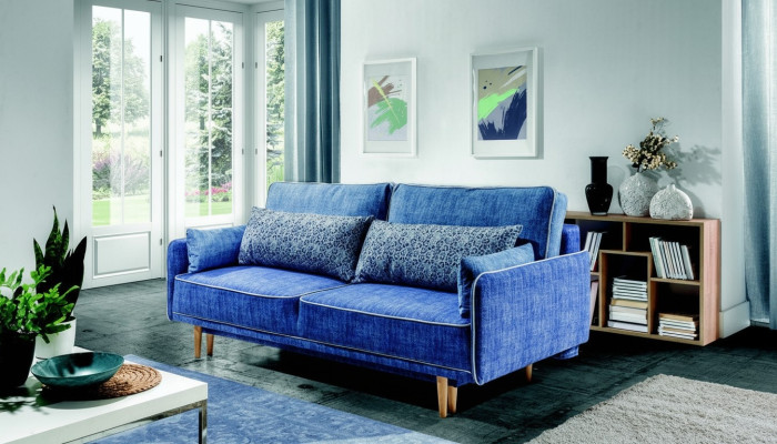 Mega wygodna, nowoczesna rozkładana sofa z 3 sypialniami w klasycznym europejskim stylu