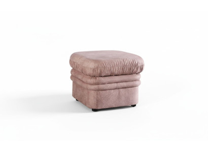 Podnóżek Lounge Stołek XXL Club Ottoman Pufa Materiał Włókienniczy Design
