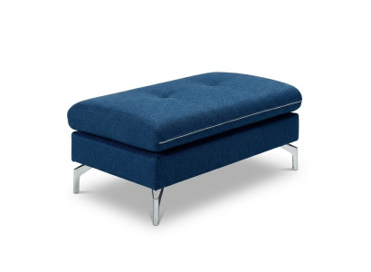 Podnóżek XXL Club Materiał Lounge Stołek Ottoman Pufa Włókienniczy Ottoman