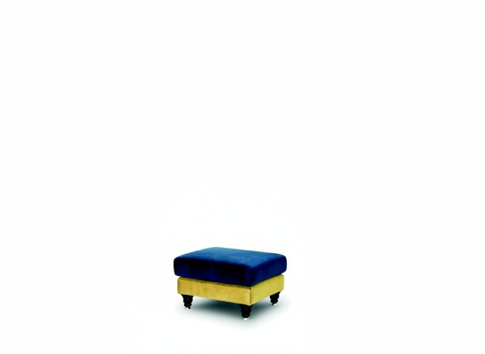 Podnóżek Lounge Stołek XXL Club Ottoman Pufa Skóra Włókienniczy Ottoman Designer Nowy