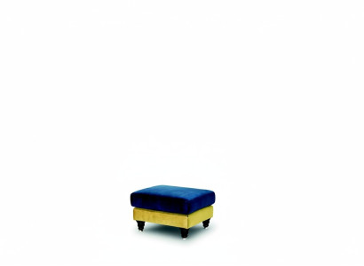 Podnóżek Lounge Stołek XXL Club Ottoman Pufa Skóra Włókienniczy Ottoman Designer Nowy