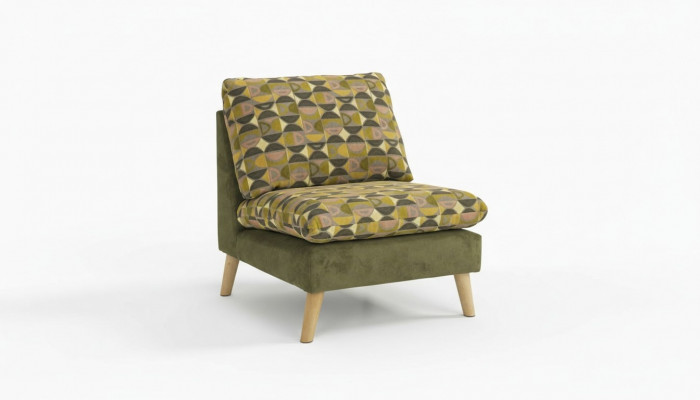Design Relaks Club Fotel Lounge Sofa 1 miejsce do siedzenia TV Krzesło Podkładka Materiał