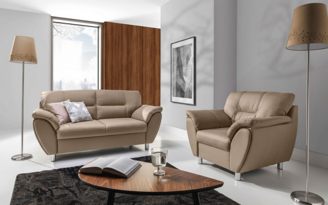 Szlachetna, klasyczna 2-miejscowa sofa do siedzenia w stylu Art Nouveau pasuje do każdego wnętrza