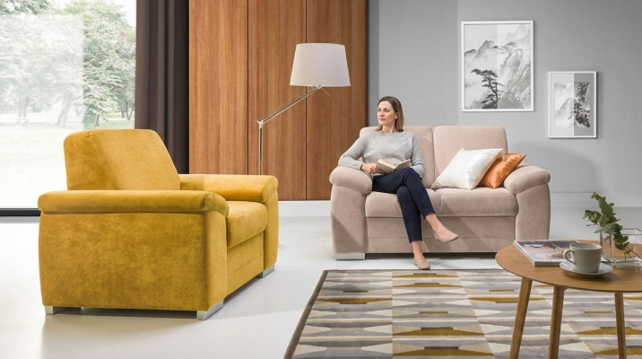 Design 2 miejsce do siedzenia Relaks Sofy Club Lounge Sofa Włókienniczy Podkładka Kanapa Materiał Kanapy