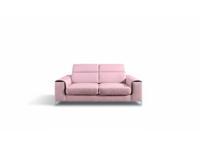 godna podziwu nowoczesna, wygodna 2-miejscowa sofa do siedzenia w stylowym różowym kolorze