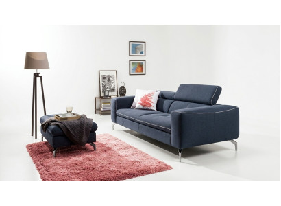 Chesterfield 3 miejsce siedzące Designerska Sofa Kanapa Podkładka Sofy Kanapy Włókienniczy Materiał Nowość