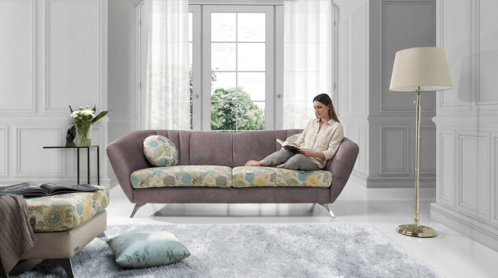 Design 3 miejsce do siedzenia Relaks Club Sofy Lounge Sofa Włókienniczy Podkładka Kanapa Materiał Kanapy