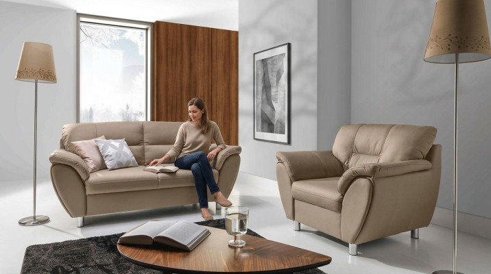 Ustawić zestaw sofowy 2+1 miejsce do siedzenia Kanapa Sofa Kanapy Podkładka Materiał Sofy