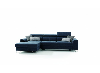 Materiał Sofa Kanapa Podkładka Narożnik Design Ustaw Blue Żywy krajobraz Włókienniczy