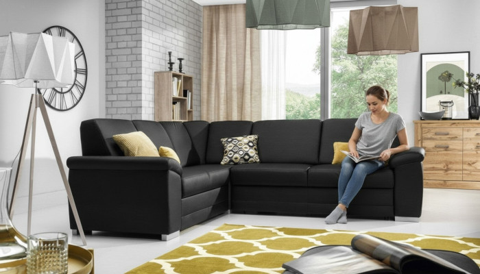 Narożnikowa kanapa Materiał Sofa Kanapa Podkładka Narożnik Ustawić Sofy Kanapy Żywy krajobraz Nowy