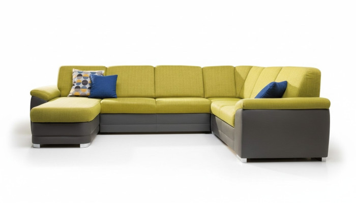 Narożnikowa kanapa Żywy krajobraz Sofa Kanapa Podkładka Narożnik Ustawić U Form Materiał Sofy Nowość