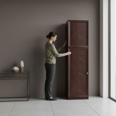 System Meble Biurowe Gablota Szafka na dokument Deco Classic Drewno Szafa Półka