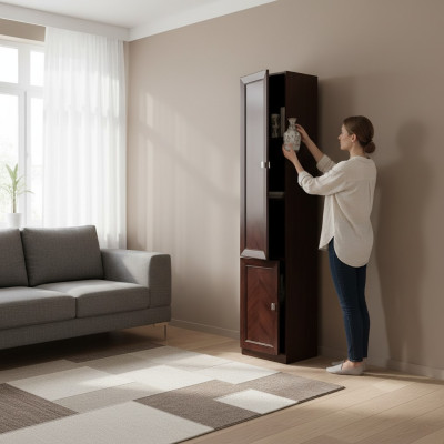 System Dekoracja Biurowa Meble Gablota Szafka na dokument Classic Półka Drewno Szafa