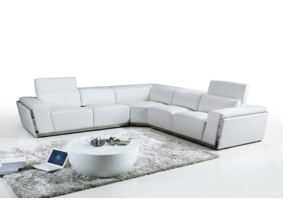 Wielofunkcyjna kanapa skórzana Ustaw Narożnikowa kanapa Siedziba do salonu Sofa Narożnik