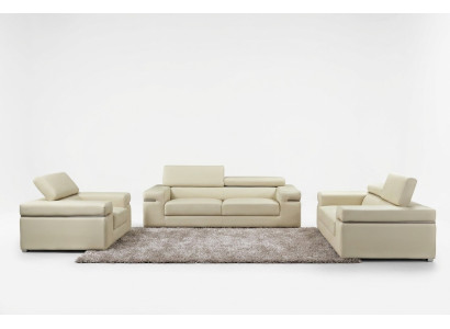 3 miejsce siedzące skórzana sofa kanapa Podkładka Siedziba 3er salon klub sofy kanapy Skóra