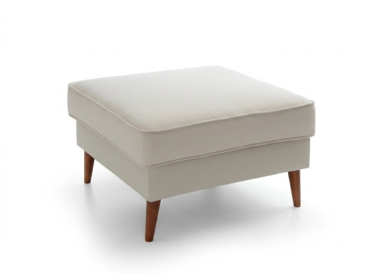 Podnóżek Club XXL Stołek Ottoman Pufa Skóra Włókienniczy Decor Ottoman