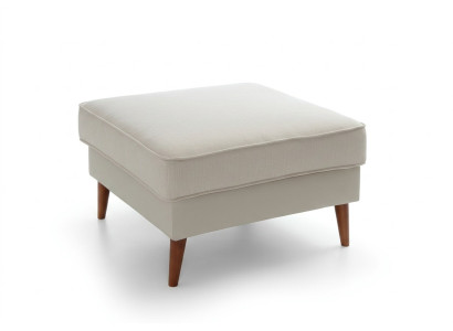 Podnóżek Club XXL Stołek Ottoman Pufa Skóra Włókienniczy Decor Ottoman