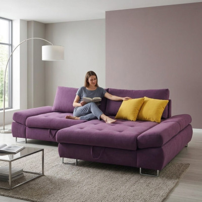Sofa rozkładana do salonu Podkładka Zestaw narożny Narożnikowa kanapa Sofa Couch