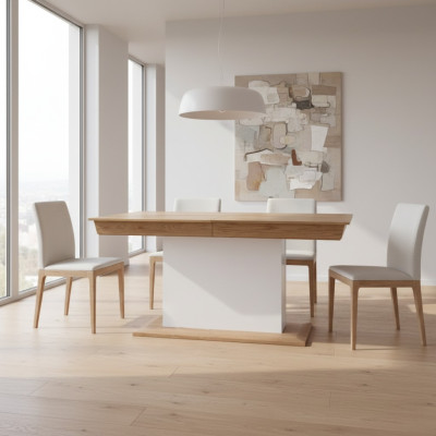 Wysokiej jakości designerskie stoły obiadowe stoły Drewno Tabela Hotel New Aspen AS-S1