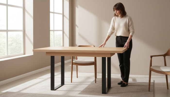 Stół obiadowy stoły do ​​jadalni stoły Tabela Office Design Drewno Stół konferencyjny spotkanie