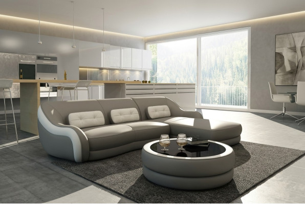 Designerska Sofa Skórzana Narożnikowa kanapa Podkładka Narożnik Kanapa Siedziba Narożnik L Kształt Ustawić Sofę Nowość